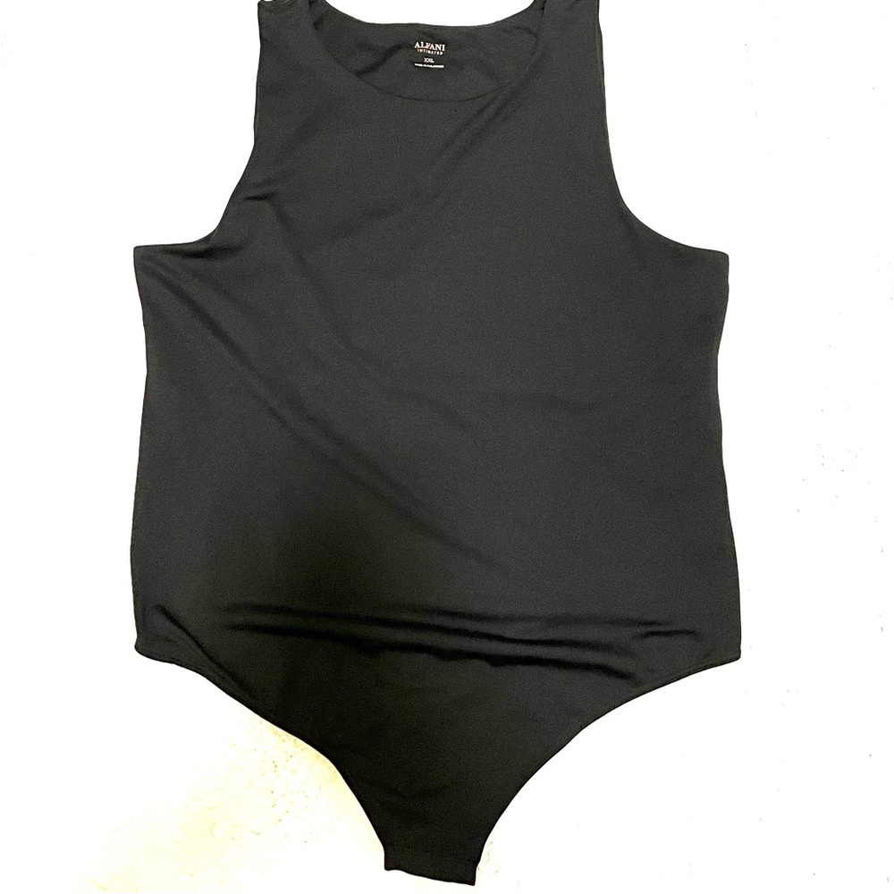 Alfani rich black bodysuit XXL
